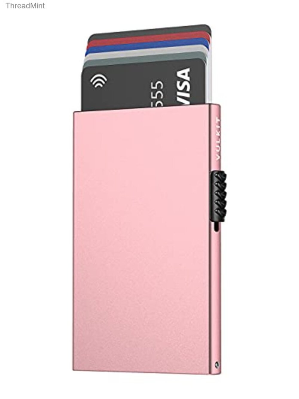 Minimalist Metal Card Holder Pop Up RFID Protection Slim Wallet